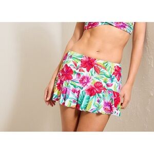 Tommy Bahama Island Cays Fiesta Skirted Bikini Bottom - Small - New